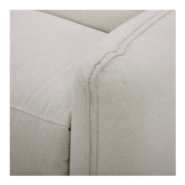 Moe's Home Collection Eli Warm White Power Recliner Sofa