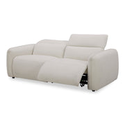 Moe's Home Collection Eli Warm White Power Recliner Sofa