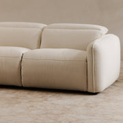 Moe's Home Collection Eli Warm White Power Recliner Sofa
