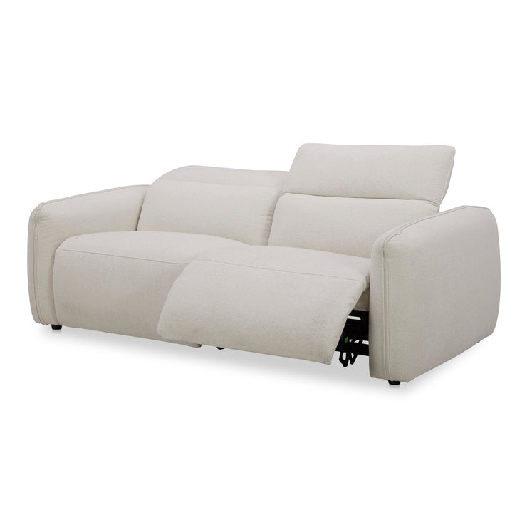 Moe's Home Collection Eli Warm White Power Recliner Sofa