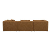 Moe's Home Collection Lowtide Lounge Amber Glow Modular Sectional
