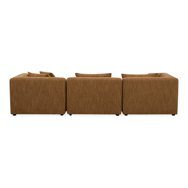 Moe's Home Collection Lowtide Lounge Amber Glow Modular Sectional