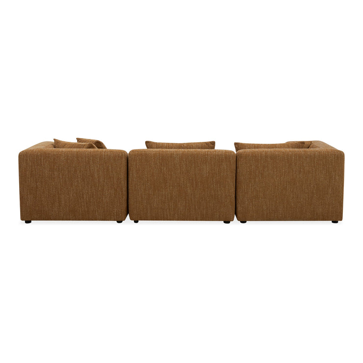 Moe's Home Collection Lowtide Lounge Amber Glow Modular Sectional