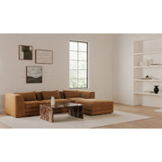 Moe's Home Collection Lowtide Lounge Amber Glow Modular Sectional
