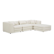 Moe's Home Collection Lowtide Lounge Warm White Modular Sectional