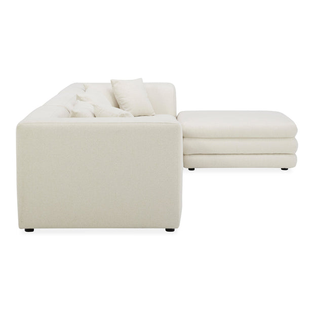 Moe's Home Collection Lowtide Lounge Warm White Modular Sectional