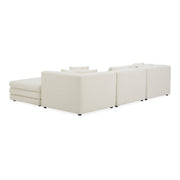 Moe's Home Collection Lowtide Lounge Warm White Modular Sectional