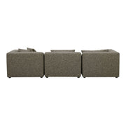 Moe's Home Collection Lowtide Lounge Stone Tweed Modular Sectional