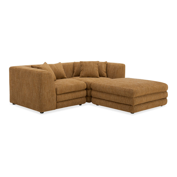 Moe's Home Collection Lowtide Nook Modular Amber Glow Sectional
