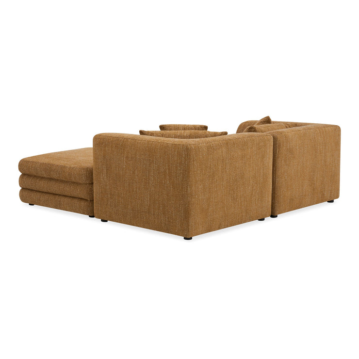 Moe's Home Collection Lowtide Nook Modular Amber Glow Sectional