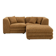Moe's Home Collection Lowtide Nook Modular Amber Glow Sectional