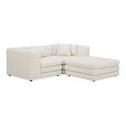 Moe's Home Collection Lowtide Nook Modular Warm White Sectional