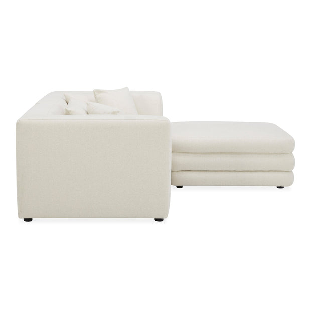 Moe's Home Collection Lowtide Nook Modular Warm White Sectional