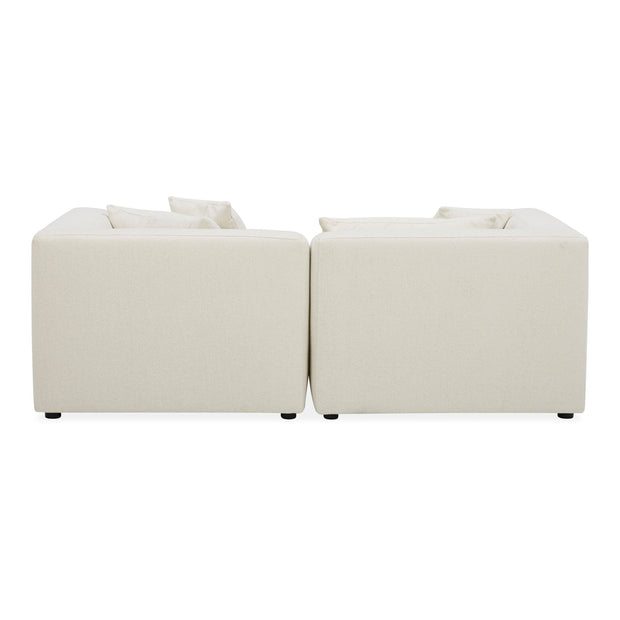 Moe's Home Collection Lowtide Nook Modular Warm White Sectional