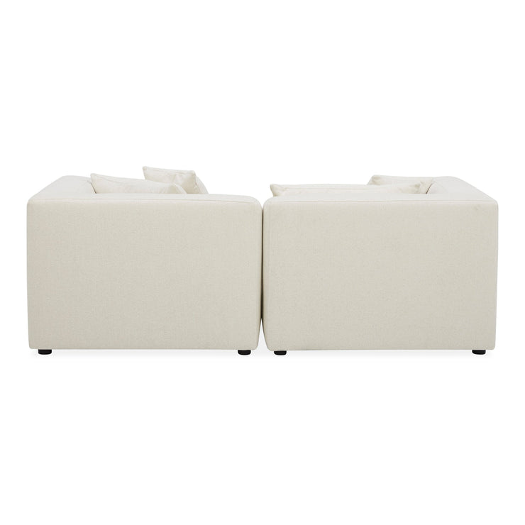 Moe's Home Collection Lowtide Nook Modular Warm White Sectional