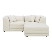 Moe's Home Collection Lowtide Nook Modular Warm White Sectional