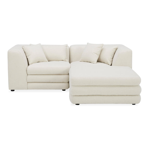 Moe's Home Collection Lowtide Nook Modular Warm White Sectional