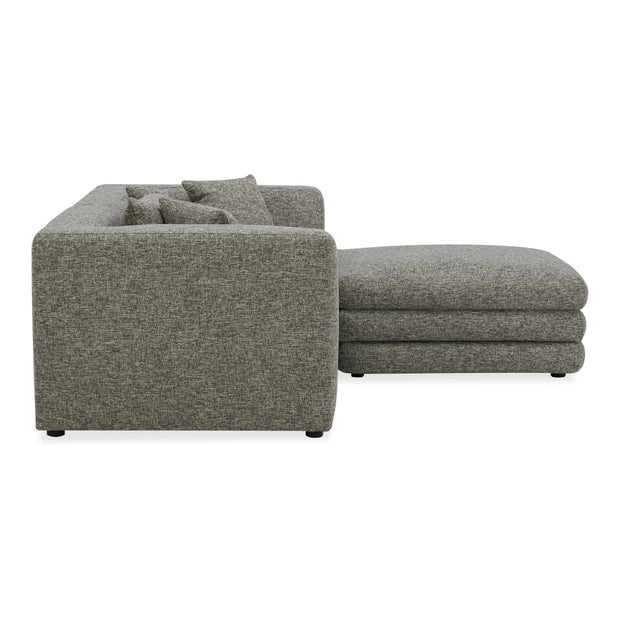 Moe's Home Collection Lowtide Nook Modular Stone Tweed Sectional