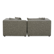 Moe's Home Collection Lowtide Nook Modular Stone Tweed Sectional