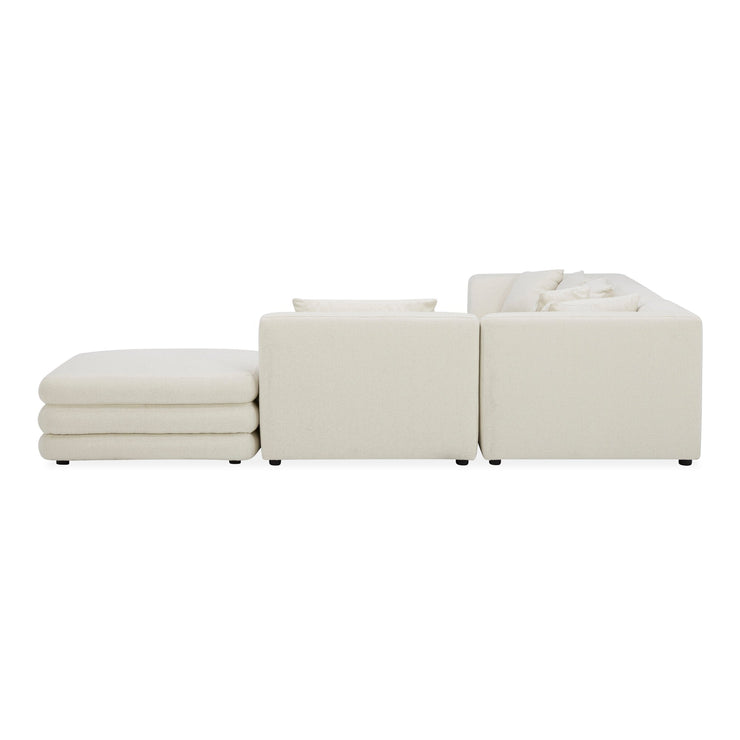 Moe's Home Collection Lowtide Warm White Dream Modular Sectional