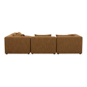 Moe's Home Collection Lowtide Alcove Amber Glow Modular Sectional