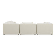 Moe's Home Collection Lowtide Alcove Warm White Modular Sectional
