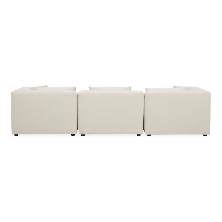 Moe's Home Collection Lowtide Modular Warm White Sofa