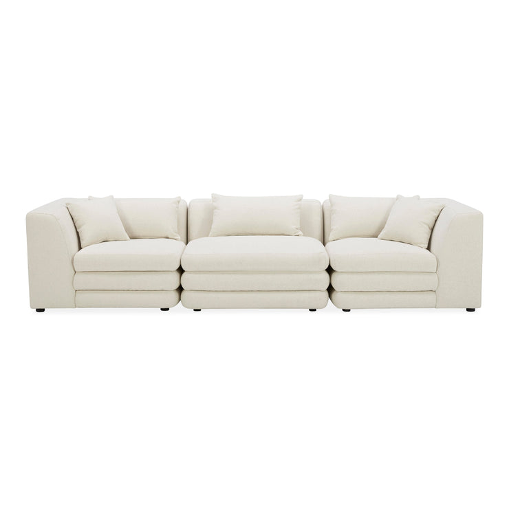Moe's Home Collection Lowtide Modular Warm White Sofa