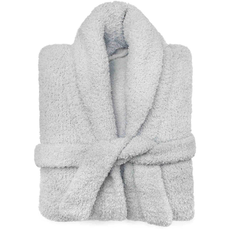 Kashwere Ultra Plush Ice Blue Signature Shawl Collar Robe