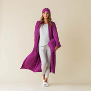 Kashwere Dark Orchid Seasonless Robe Chenilla Lite