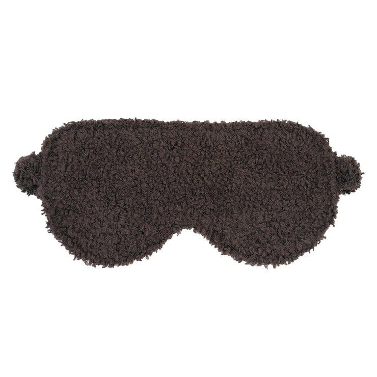 Kashwere Ultra Soft Walnut Plush Sleep Eye Mask