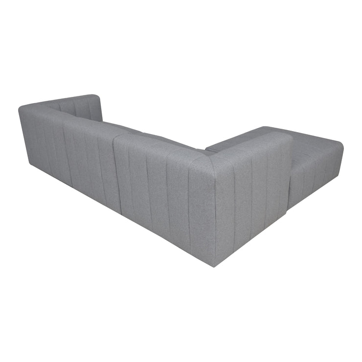 Moe's Home Collection Lyric Lounge Grey Modular Sectional