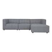 Moe's Home Collection Lyric Lounge Grey Modular Sectional