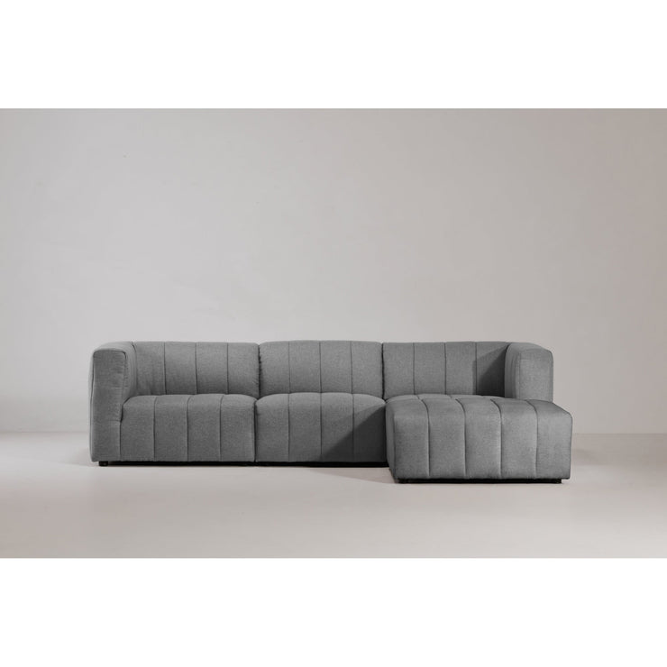 Moe's Home Collection Lyric Lounge Grey Modular Sectional