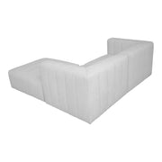 Moe's Home Collection Lyric Lounge Oatmeal Beige Modular Sectional