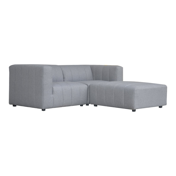 Moe's Home Collection Lyric Nook Grey Modular Sectional