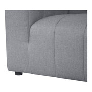 Moe's Home Collection Lyric Classic Grey L-Shaped Modular Sectional
