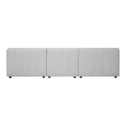 Moe's Home Collection Lyric Classic Oatmeal Beige L- Shaped Modular Sectional