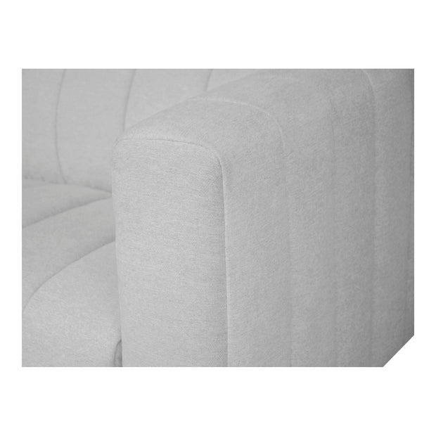 Moe's Home Collection Lyric Classic Oatmeal Beige L- Shaped Modular Sectional