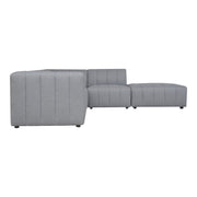 Moe's Home Collection Lyric Dream Grey Modular Right Facing Sectional