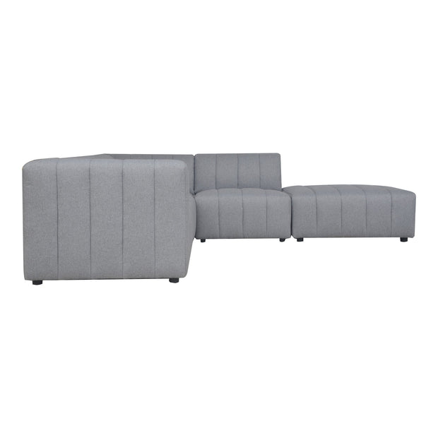 Moe's Home Collection Lyric Dream Grey Modular Right Facing Sectional