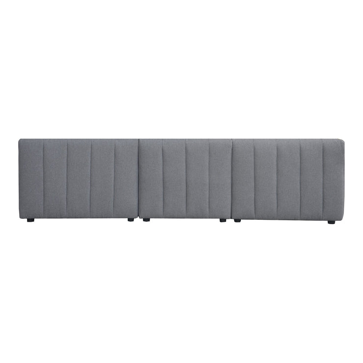 Moe's Home Collection Lyric Dream Grey Modular Left Facing Sectional