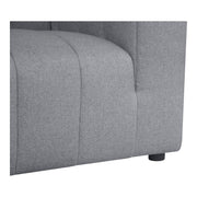 Moe's Home Collection Lyric Dream Grey Modular Left Facing Sectional