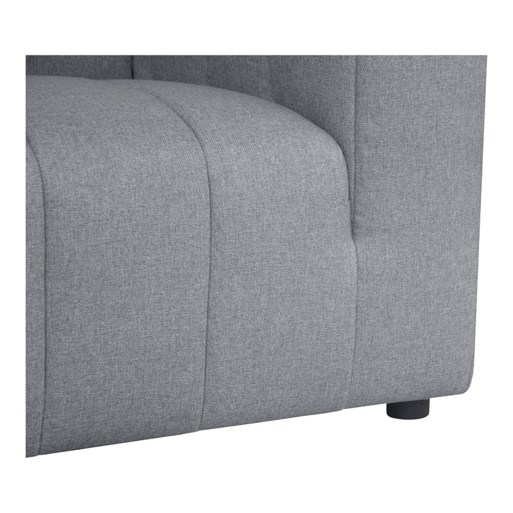 Moe's Home Collection Lyric Dream Grey Modular Left Facing Sectional