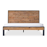 Moe's Home Collection Nova Reclaimed Wood Queen Size Bed