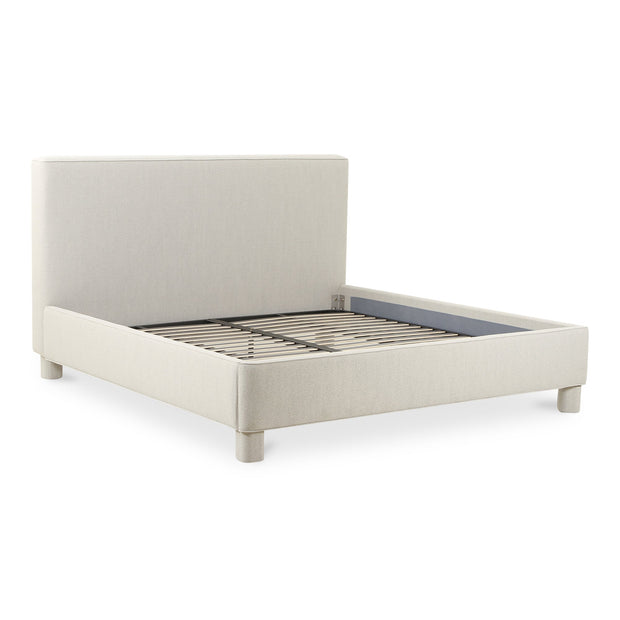 Moe's Home Collection Ichigo Dark Grey Upholstered Queen Size Bed