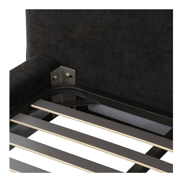 Moe's Home Collection Zeppelin Black Queen Bed