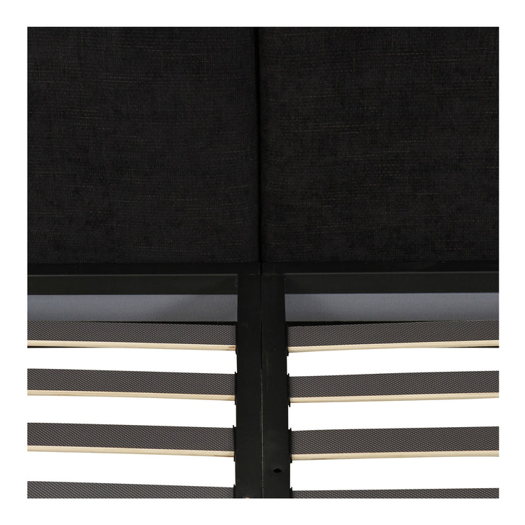 Moe's Home Collection Zeppelin Black Queen Bed