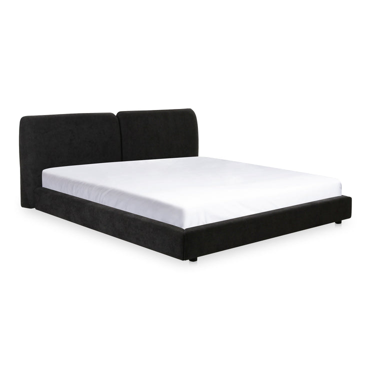 Moe's Home Collection Zeppelin Black Queen Bed