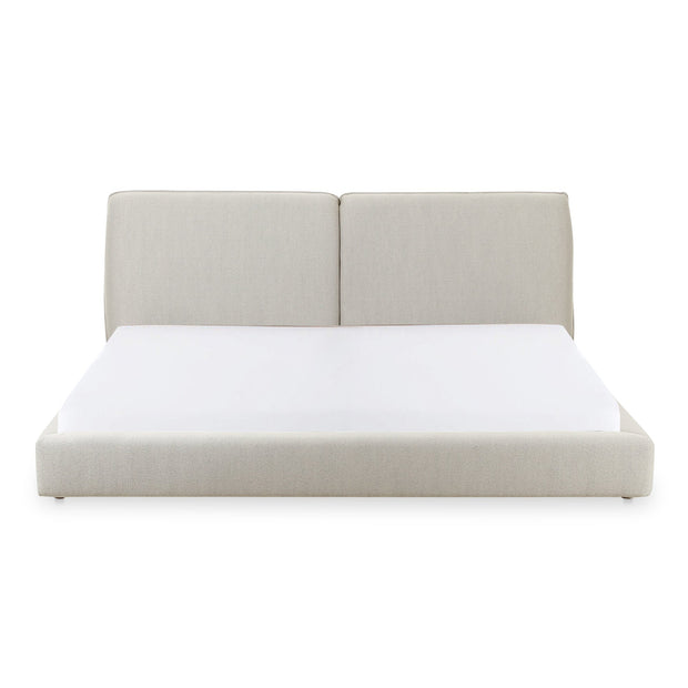 Moe's Home Collection Zeppelin White Queen Bed